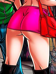 Nymphomaniac Nerd / Prostitute for one night / A very short skirt without panties of course / welcomix (tufos)